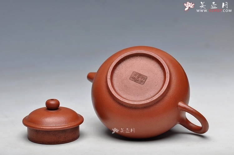 紫砂壶图片：90年代的全手小华颖 品朱泥 高手之作 - 美壶网