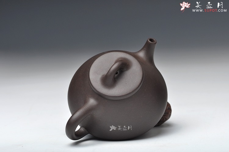 紫砂壶图片：厂黑料  好玩的小子冶石瓢 实用 - 美壶网