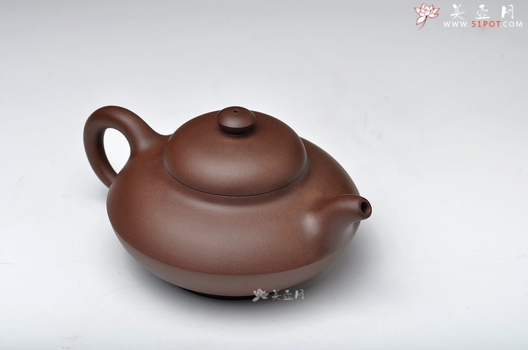 紫砂壶图片：全手工折肩合欢 有难度的 老拼紫 - 美壶网