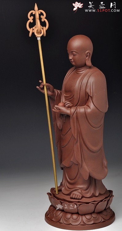 紫砂壶图片：地藏菩萨 佳作 端庄 - 美壶网