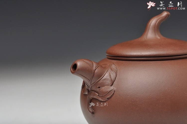 紫砂壶图片：大品花货 韵味十足 得福 王银芳爱徒 - 美壶网