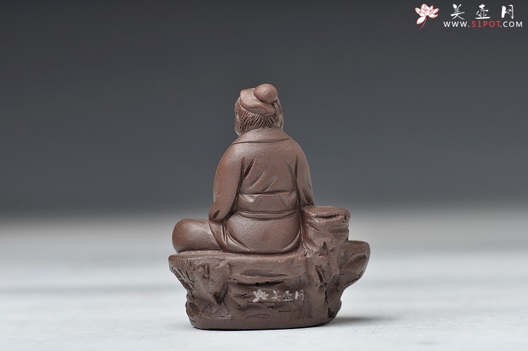 紫砂壶图片：陆羽品茶 好玩的茶宠 - 美壶网