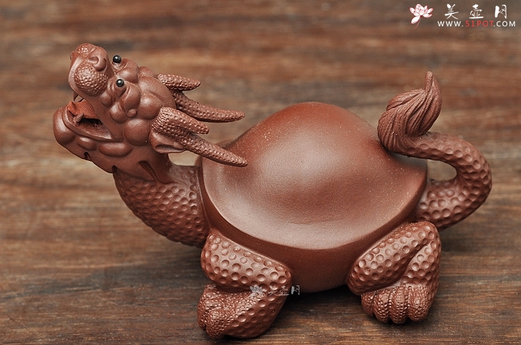 紫砂壶图片：龙龟茶宠 - 美壶网