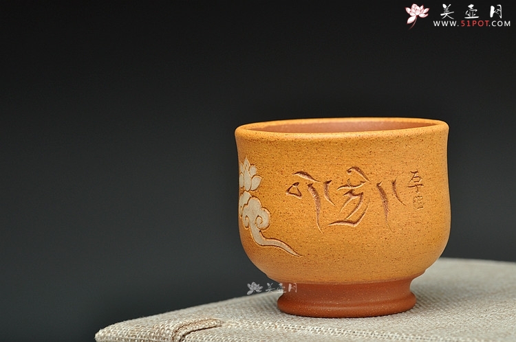 紫砂壶图片：石丁品  敦煌杯 藏语‘平安吉祥’ 端庄富贵 - 美壶网
