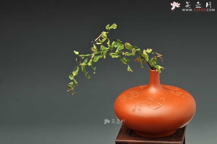 紫砂壶图片：文房雅玩之小花瓶 造型可爱新颖~ 均是单个~ - 美壶网
