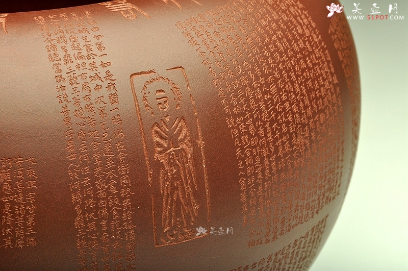 紫砂壶图片：金刚经钵盂~之作 欣赏 - 美壶网
