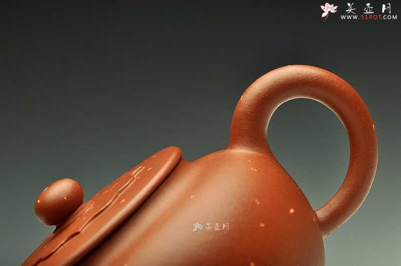 紫砂壶图片：温文尔雅 素雅精致  全手铺砂明华 - 美壶网
