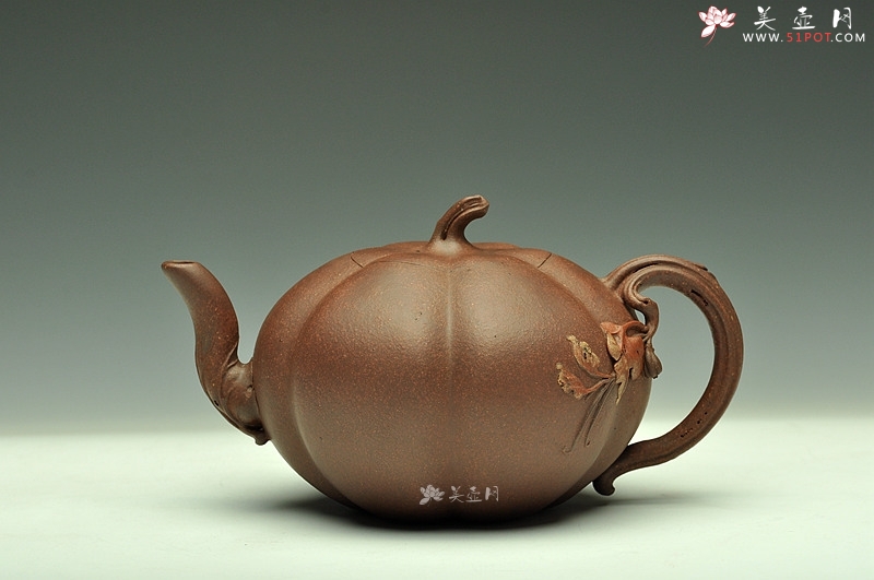 紫砂壶图片：吴震作品 南瓜 欣赏 - 美壶网