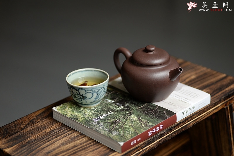 紫砂壶图片：美壶特惠 紫泥 厚重古朴 全手明式摹古 - 美壶网