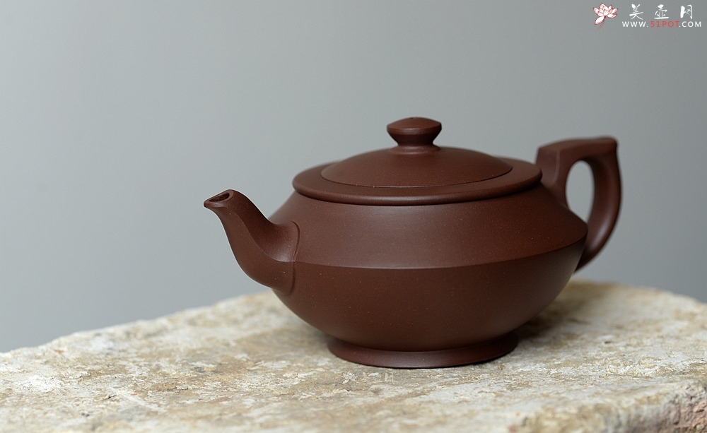 紫砂壶图片：钱建荷作品 全手汉云 精工 纯正底槽青 - 美壶网