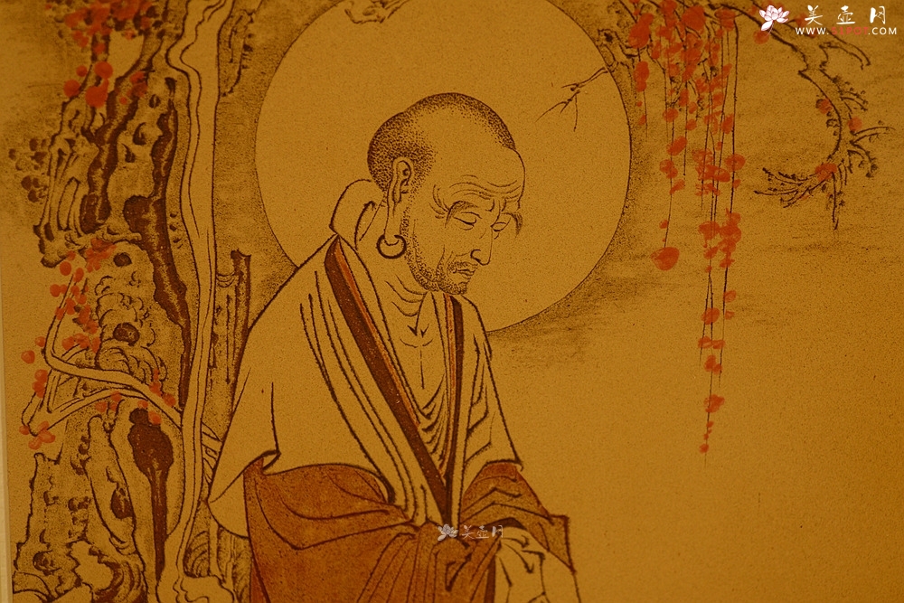 紫砂壶图片：谭华斌精心装饰 罗汉壁画 送礼自珍佳作 - 美壶网