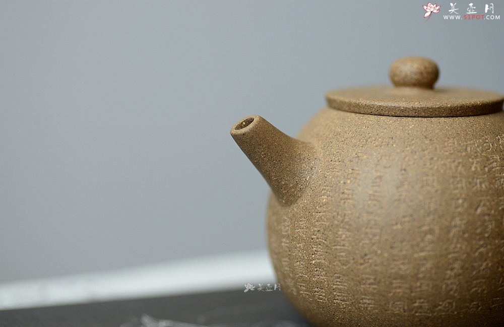 紫砂壶图片：美壶特惠 心经小巨轮  杀茶利器 茶人爱 - 美壶网