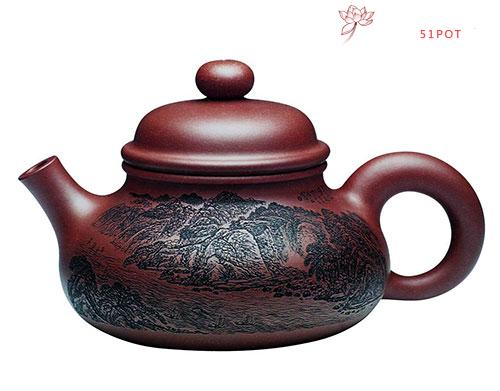 紫砂壶图片：三峡风光 - 美壶网