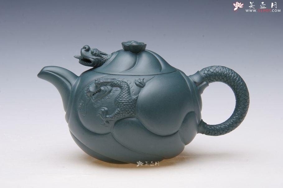 中国茶器 茶壺 魚化龍壺