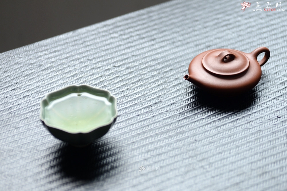 紫砂壶图片：实用 绿茶必备o(∩_∩)o  玉扁 朱泥 - 美壶网