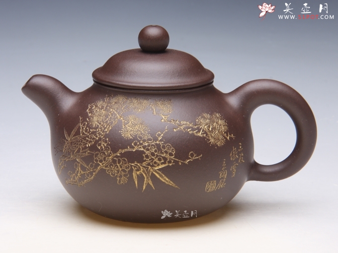 紫砂壶图片：三友傲雪 - 美壶网