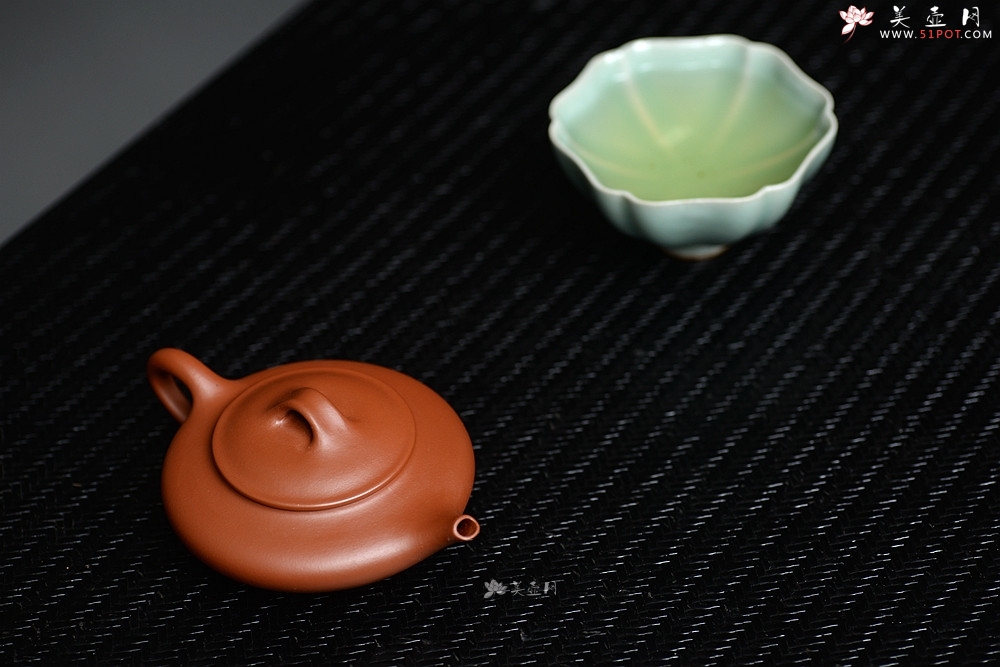 紫砂壶图片：实用 绿茶必备o(∩_∩)o  玉扁 朱泥 - 美壶网