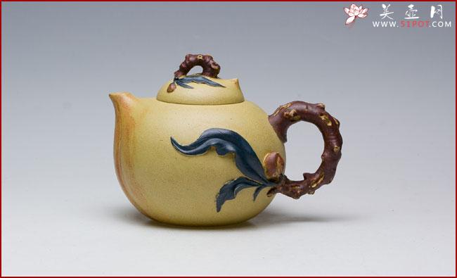 紫砂壶图片:蜜桃壶 - 美壶网