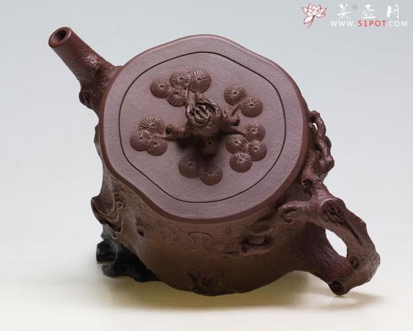 紫砂壶图片:大松椴壶 - 美壶网
