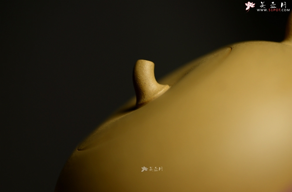 紫砂壶图片：于洪霞全手新品 娇小可人 纯正本山段泥  秋之小瓜  - 美壶网
