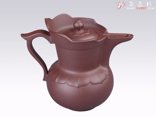 紫砂壶图片：菱花僧帽 - 美壶网