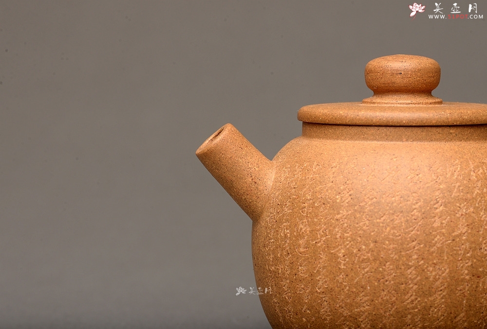 紫砂壶图片：美壶特惠 杀茶利器 心经小巨轮 茶人爱 古朴实用 - 美壶网