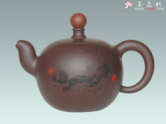 紫砂壶图片:鸿运当头 - 美壶网