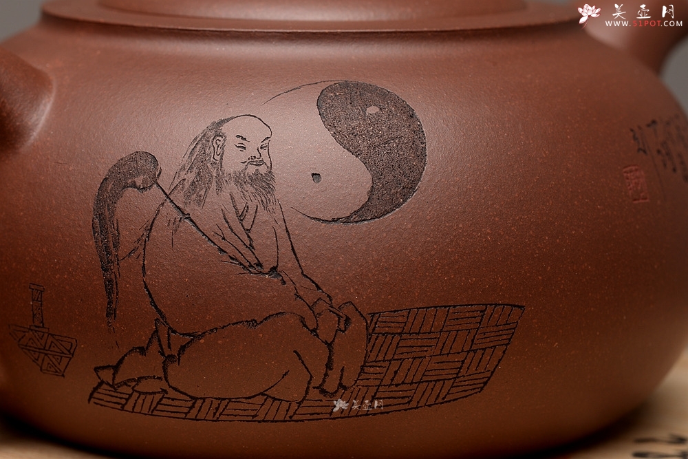 紫砂壶图片：饱满浑厚 生活感悟~ 钱伟刚作品 耐品之作 虚 - 美壶网