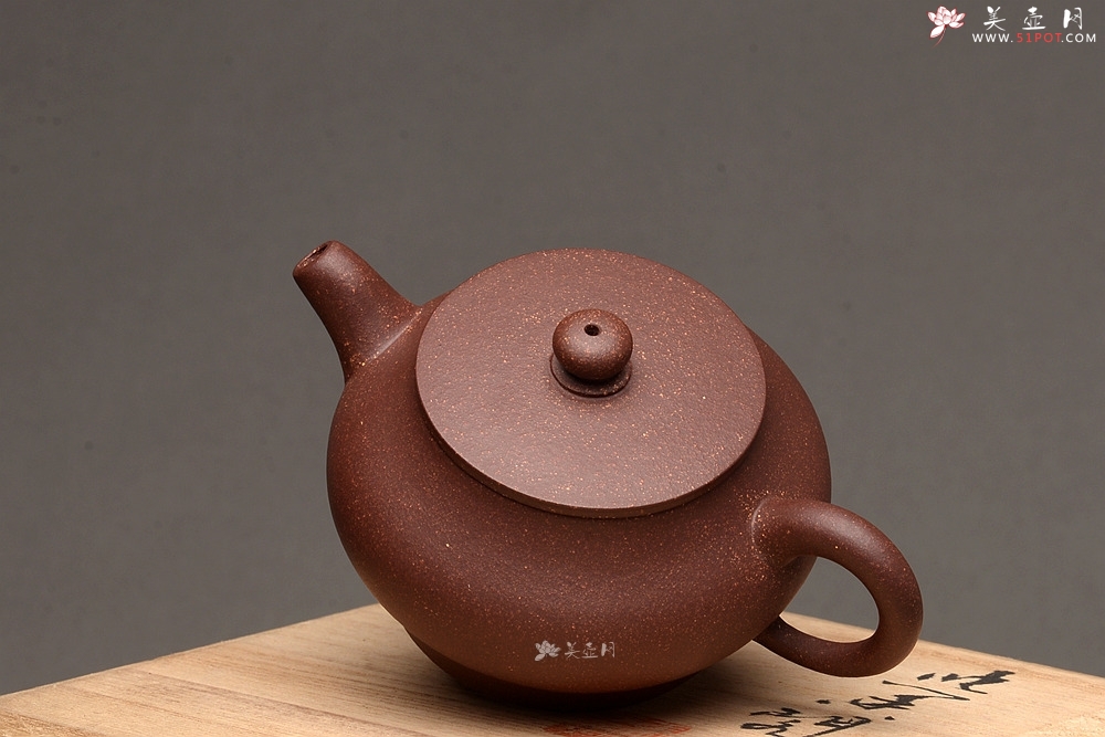 紫砂壶图片：美壶特惠 茶人爱 实用巨轮老紫泥调砂 - 美壶网