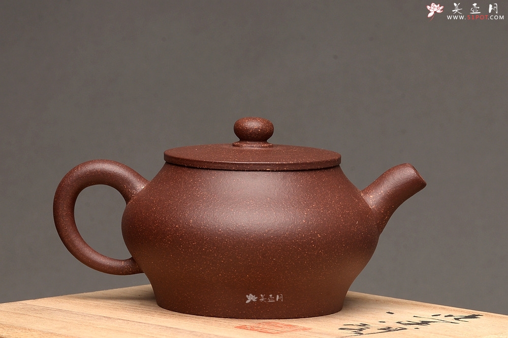 紫砂壶图片：美壶特惠 茶人爱 实用巨轮老紫泥调砂 - 美壶网