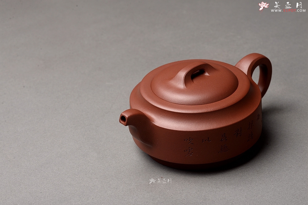 紫砂壶图片：万阗阗丙申年初春新品 中的 大气精工 国师和石双刀装饰 全手汉君 底槽青 - 美壶网