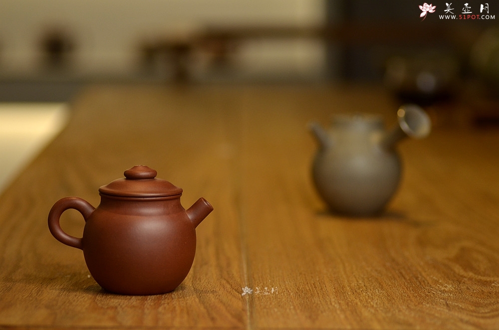 紫砂壶图片：美壶特惠 玩味巨轮 茶人爱 实用 独孔加不锈钢滤网 - 美壶网