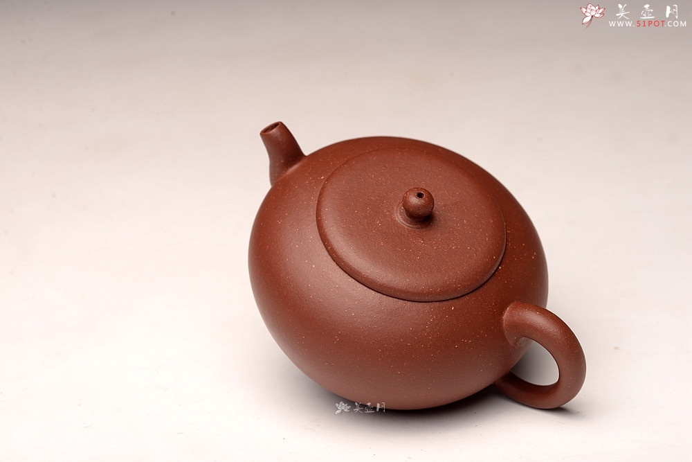 紫砂壶图片：美壶特惠 钱浩丙申全手 颇具玩味~ 大口平底 鼓趣 - 美壶网