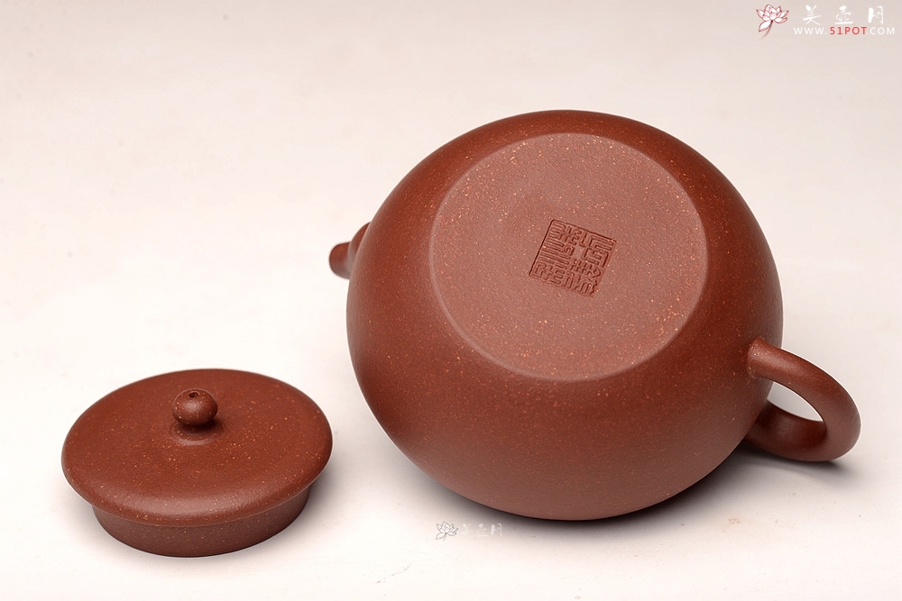 紫砂壶图片：美壶特惠 钱浩丙申全手 颇具玩味~ 大口平底 鼓趣 - 美壶网