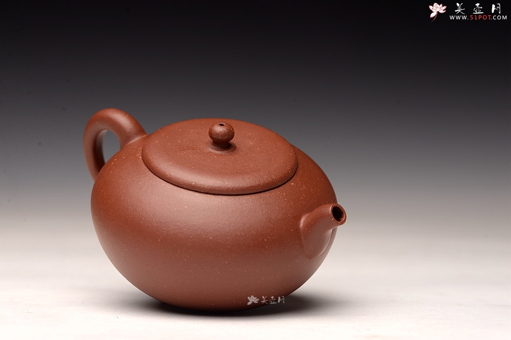 紫砂壶图片：美壶特惠 钱浩丙申全手 颇具玩味~ 大口平底 鼓趣 - 美壶网