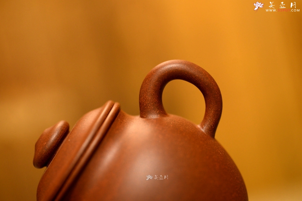 紫砂壶图片：美壶特惠 玩味巨轮 茶人爱 实用 独孔加不锈钢滤网 - 美壶网
