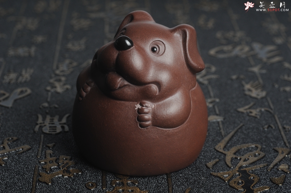 紫砂壶图片：美宠特惠 做工精细茶宠 生动传神~~旺财 招财狗 - 美壶网