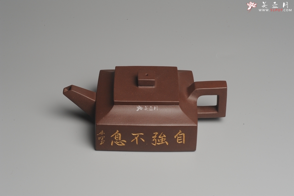 紫砂壶图片：美壶特惠 全手工方山逸士 线条流畅 - 美壶网