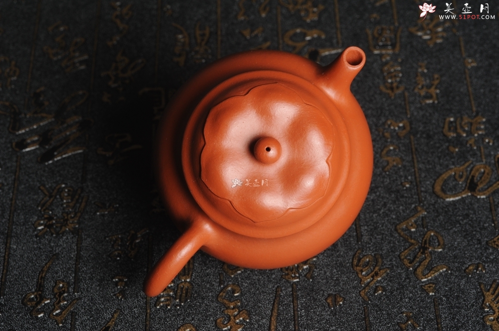 紫砂壶图片：美壶特惠 非铁红色素泥 朱泥般若秋水壶 - 美壶网