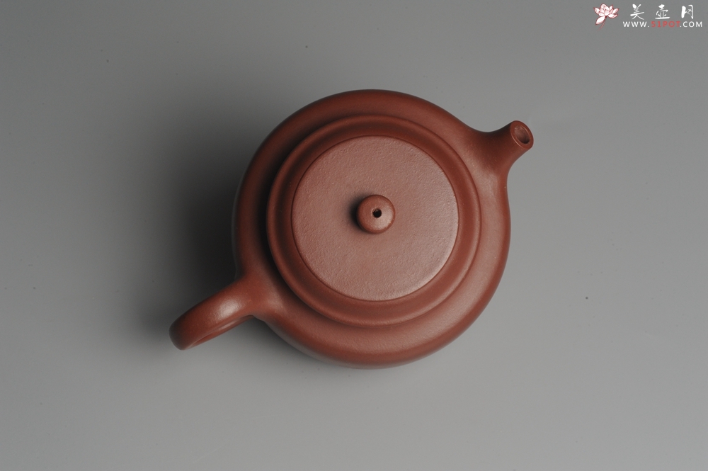 紫砂壶图片：美壶特惠 红拼泥大亨德中 茶人醉爱 - 美壶网