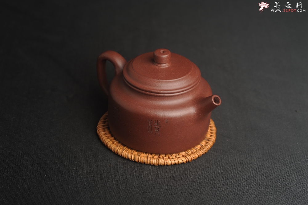 紫砂壶图片：,美壶特惠 紫泥精致枯枝鸟德中壶 矿物质丰富 茶人醉爱 - 美壶网