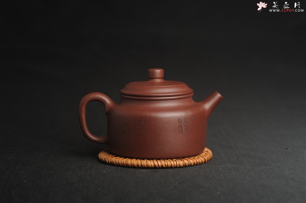 紫砂壶图片：,美壶特惠 紫泥精致枯枝鸟德中壶 矿物质丰富 茶人醉爱 - 美壶网