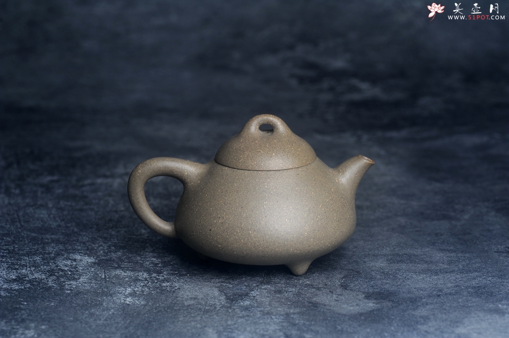 紫砂壶图片：美壶特惠 特好高温青段泥精致乳瓢茶壶 矿物质丰富 茶人爱 - 美壶网