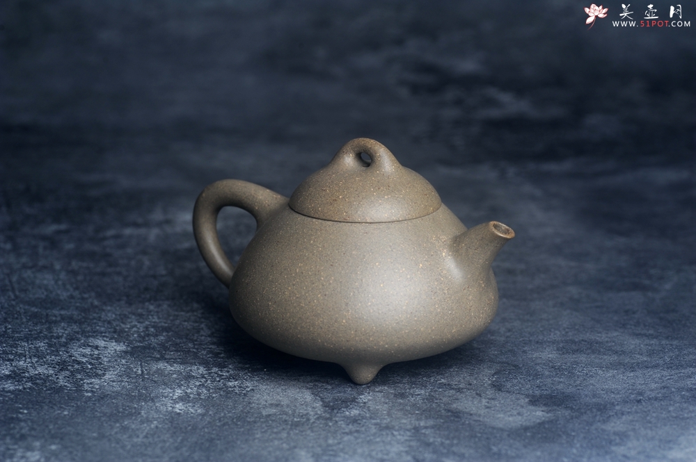 紫砂壶图片：美壶特惠 特好高温青段泥精致乳瓢茶壶 矿物质丰富 茶人爱 - 美壶网