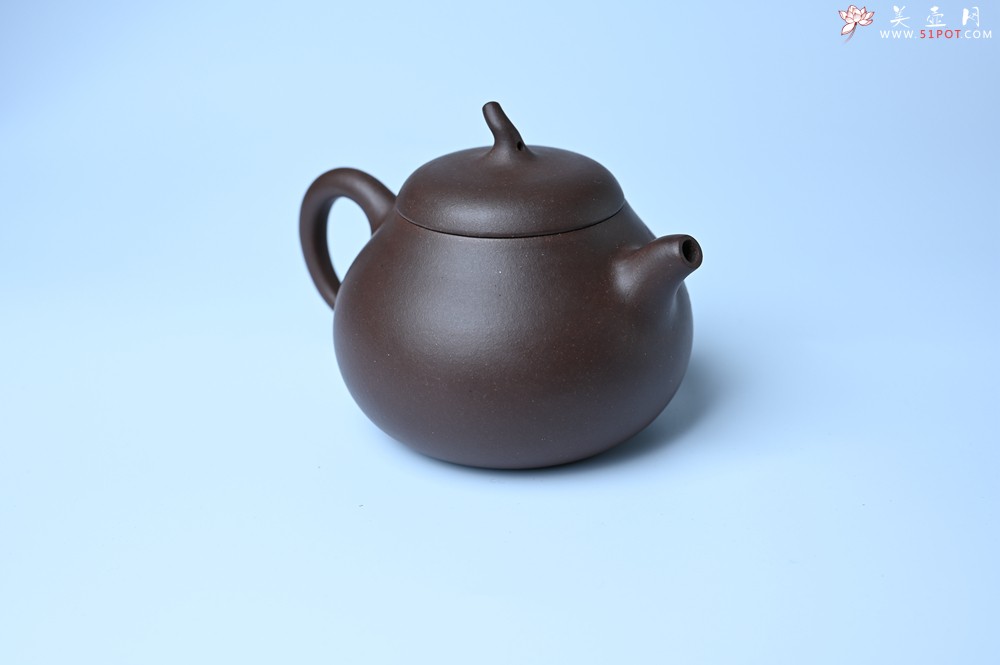 紫砂壶图片：毛国强入室弟子黄云初 特好老紫泥涤心茄段 何水法书法 刘世涛伯陶刻 - 美壶网