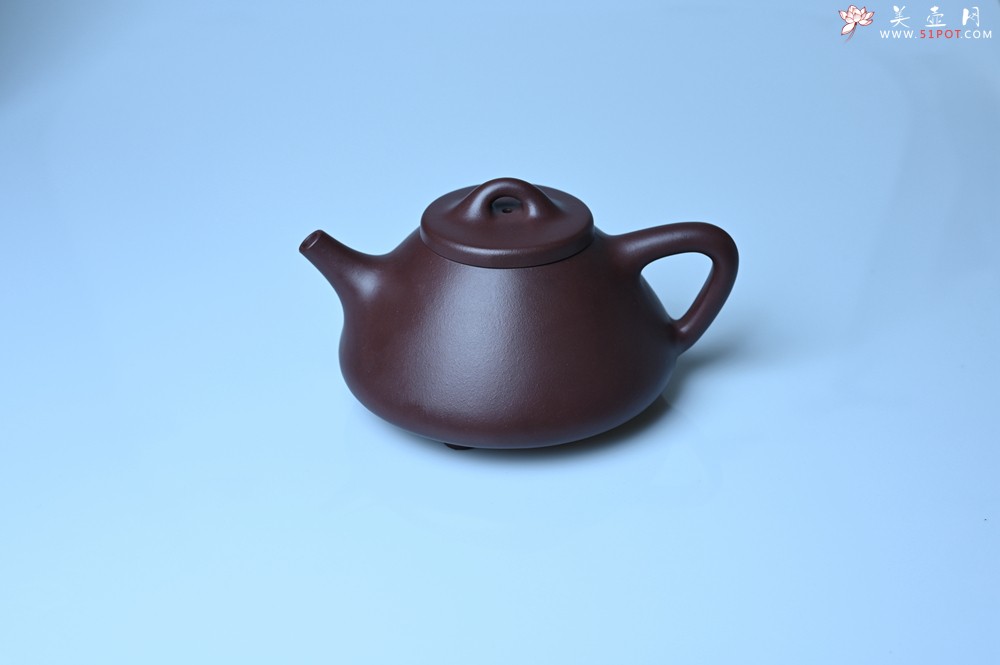 紫砂壶图片：美壶特惠 特好老紫泥子冶石瓢 - 美壶网