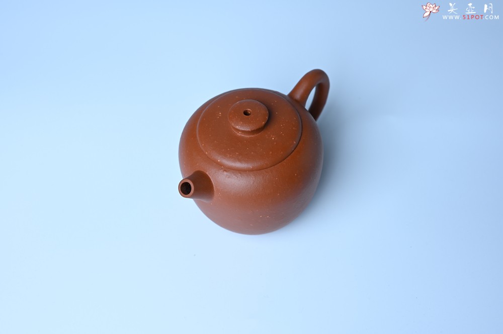 紫砂壶图片：美壶特惠 粗砂红泥巨轮壶 茶人醉爱 - 美壶网
