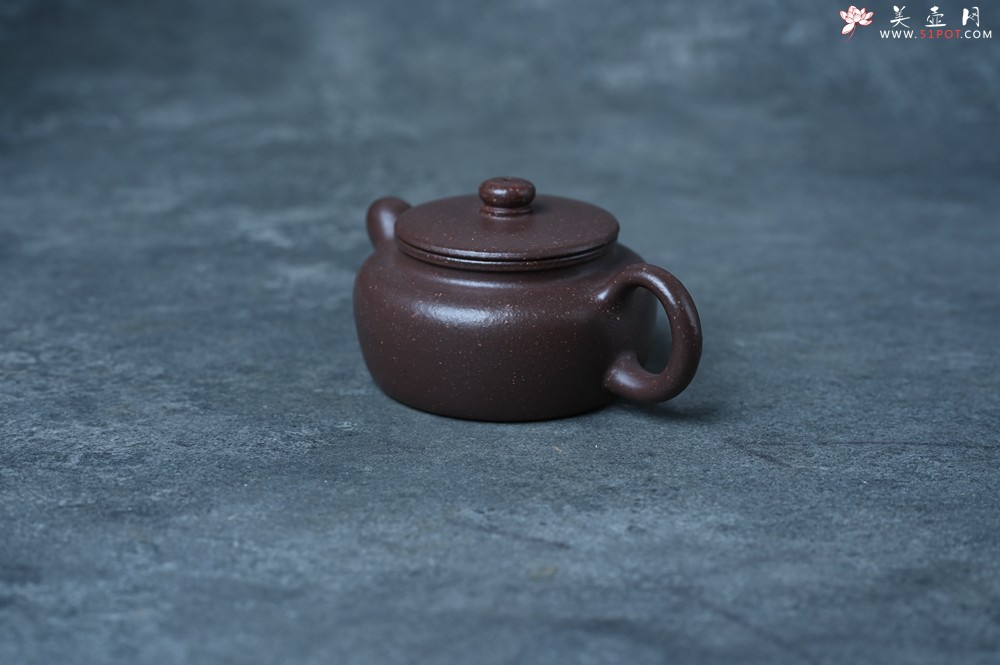 紫砂壶图片：美壶特惠 手工手制紫砂壶特好紫玉金砂涌泉壶 茶壶 茶具 单壶 - 美壶网