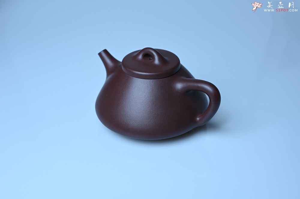 紫砂壶图片：美壶特惠 特好老紫泥子冶石瓢 - 美壶网