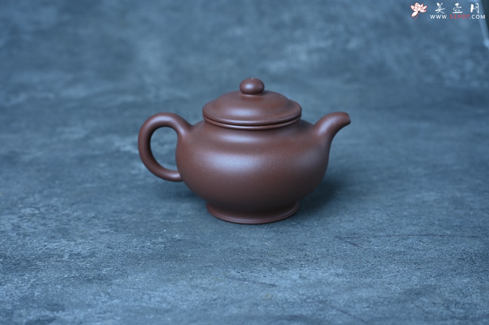 紫砂壶图片：美壶特惠 手工手制紫砂壶特好底槽青掇只壶 茶人醉爱 - 美壶网